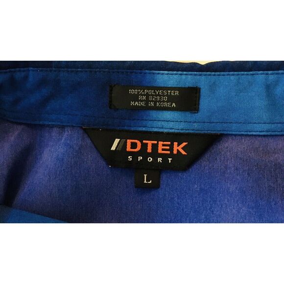 Vintage 80s Anime Japanese Samurai Double-Sided Button-Down Shirt L/XL DTEK - Picture 6 of 6